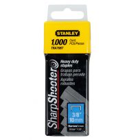 Stanley Heavy Duty Narrow Crown Staples 3/8 IN, 1, 000 Pack, TRA706T