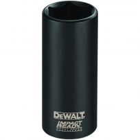 DEWALT 6-Point 3/8 IN Drive Deep Impact Ready Socket, DW2284, 3/8 IN