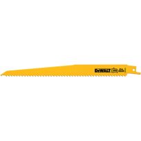 DEWALT Taper Back Bi-Metal Reciprocating Blade for General Purpose Wood Cutting, 6 IN, 6 TPI, 2-Pack, DW4802-2