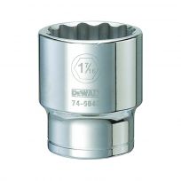 DEWALT 12-Point 3/4 IN Drive Socket, SAE, DWMT74604OSP, 1-7/16 IN