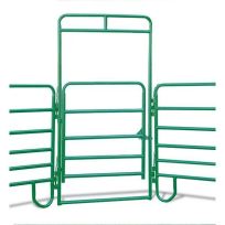 Hutchison Western Corral Arched Entry Panel, 4 FT X 7 FT, Green, AE290-013-AF04G