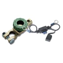 Battery Doctor Compact Battery Switch-Green Knob with Bypass Fuse, 20309