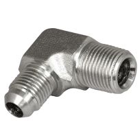 Apache Style 2501 Male JIC Male Pipe Thread 90 Degree Hydraulic Adapter, 3/8 IN, 39007025
