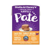Stella & Chewy's Cat Purrfect Pate Cage Free Turkey Recipe, CAT-PP-T-5.5, 5.5 OZ Box