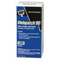 DAP Webpatch 90 Floor Leveler and Patch (Dry Mix), 7079810314, 4 LB