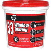 DAP '33' Window Glazing, 7079812122, White, 32 OZ