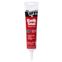 DAP Kwik Seal Kitchen & Bath Adhesive Caulk, 7079818001, White, 5.5 OZ
