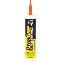 DAP DynaGrip Heavy Duty Max Construction Adhesive, 7079827511, White, 9 OZ