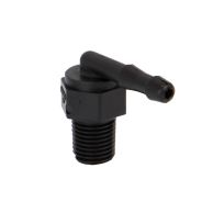 Banjo Pipe Fittings: Mpt .25 IN X .25 IN Hose Shank 90 Degree, HB02590