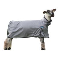 Weaver Livestock ProCool Sheep Blanket with Reflective Piping, 35-3523-B8, Grey, Large