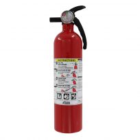 Kidde 10-B:C rated fire extinguisher, 2.5 LB with nylon strap bracket, red, 466142MTL
