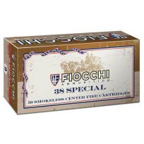 Fiocchi 38 Special Cowboy Action, 158gr LFFP, 50-Rounds, 38CA