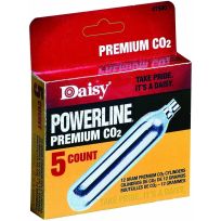 Daisy Powerline Premium 12 Gram CO2 Cylinders, 5-Count, 997580-611
