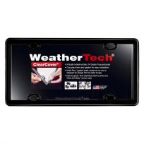 WeatherTech License Plate Cover, 60020, Black