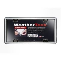 WeatherTech License Plate Cover, 60023, Chrome