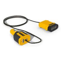 DEWALT 5-Port Front and Back Seat Mobile USB PD Charger, 141 0475 DW2