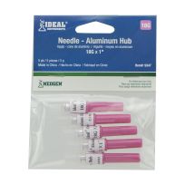 Ideal Aluminum Hub Needles 18Gx1 HP, 5-Pack, 9347