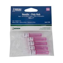Ideal Poly Hub Needles 18Gx1 HP, 5-Pack, 9346