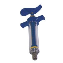 Ideal Blue Nylon Syringe with Dosing Nut, 9810, 10 cc