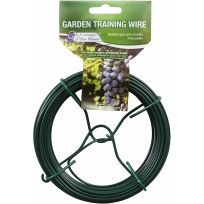 Gardener's Blue Ribbon Garden Training Wire Roll, T025B, Green