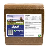 Bomgaars Feeds Hi-Mag Mineral Block - Supplement for Cattle and Sheep, B7206, 33.33 LB Block