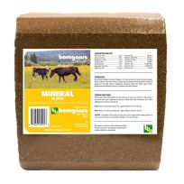 Bomgaars Feeds Mineral Block - Supplement for Cattle and Horses, B7207, 40 LB Block