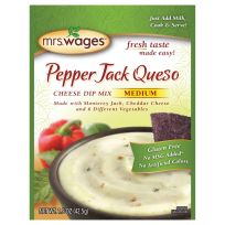 Mrs. Wages Pepper Jack Queso Cheese Dip Mix Medium, W408-H7425, 1.5 OZ