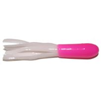 Big Bite Baits Crappie Tube, 1.5 IN, Pink/Pearl, 10-Pack, 15CRTU16