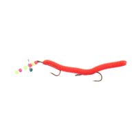 Creme Rigged Angle Worm, 2 IN, 802-1