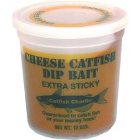 Catfish Charlie Cheese Catfish Dip Bait - Extra Sticky, LD-12-12, 12 OZ
