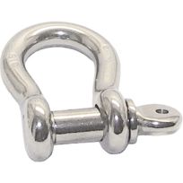 Shoreline Marine Stainless Steel Shackle Anchor, 5/16 Inch, 52066
