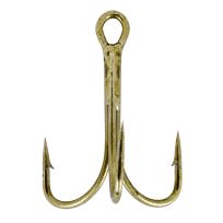 South Bend Bronze Treble Hook, Size 14, 4-Pack, 166827