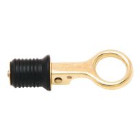 Shoreline Marine Brass Drain Snap Plug, 1 IN, 52180