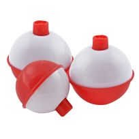 South Bend Push Button Float, 3/4 IN, Red/White, 204255