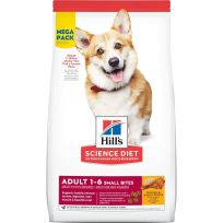 Hill's Science Diet Small Bites Chicken & Barley Dry Dog Food, Adult 1-6, 605515, 45 LB Bag