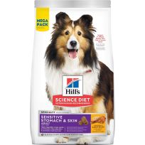 Hill's Science Diet Adult Sensitive Stomach & Skin Chicken Recipe Dry Dog Food, 605718, 36 LB Bag