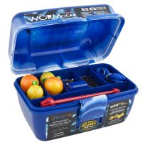 Worm Gear Tackle Box, Blue, 88-Piece, 58774
