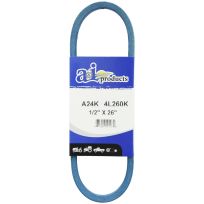 A&i Products Aramid Blue V-Belt, A24K, 1/2 IN x 26 IN