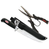 Rapala Fillet Tool Combo, 8 1/2 IN Fishing Pliers with 6 IN, S-G Fillet Knife & Sheath, RPLR8-706