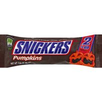 Snickers Halloween Pumpkin 2-To-Go Chocolate Candy Bar, 294292, 2.83 OZ