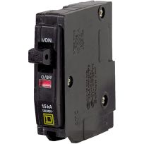 Square D Plug In Mount Circuit Breaker, 15A, 120 / 240V, QO115CP