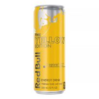 Red Bull Yellow Edition Energy Drink, Tropical Punch, RB203753, 12 OZ