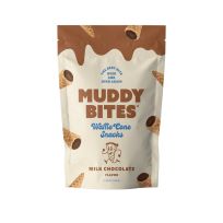 Muddy Bites Milk Chocolate Filled Bite Size Waffle Cones, MB-MILK-2, 2.33 OZ