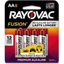 Rayovac Fusion Performance Alkaline, 8-Pack, 815-8TFUSK, AA