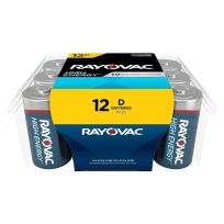 Rayovac Alkaline Batteries, 12-Pack, 813-12PPK, D