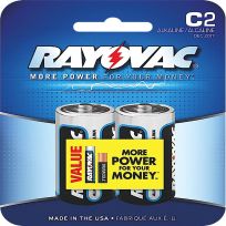 Rayovac More Power Alkaline Batteries, 2-Pack, 814-2K, C