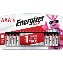 Energizer Max Alkaline Batteries, 16-Pack, E92LP-16, AAA