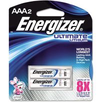 Energizer Ultimate Lithium Batteries, 2-Pack, L92BP-2, AAA