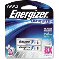 Energizer Ultimate Lithium Batteries, 2-Pack, L92BP-2, AAA