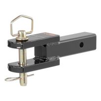 Curt Manufacturing Clevis Pin Ball Mount with 1 Inch Diameter Pin (2 Inch Shank, 6,000 LB), 45821